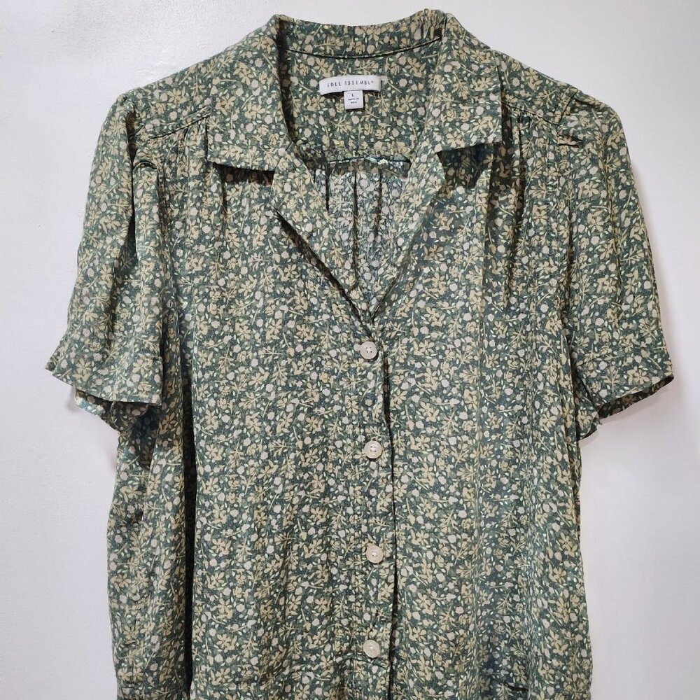 Floral Women's Collared shirt